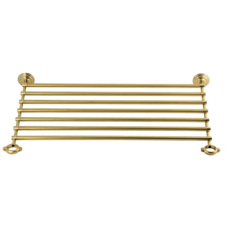Kingston Brass Console Storage Shelf Brushed Brass